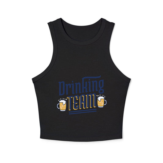 Women's micro rib racer tank top - PratSN