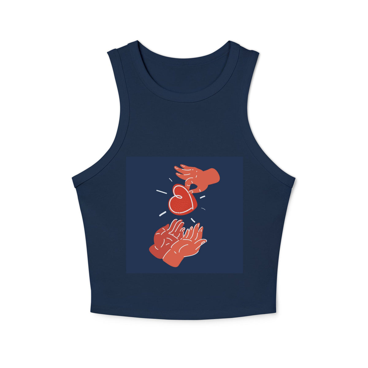 Women's micro rib racer tank top - PratSN