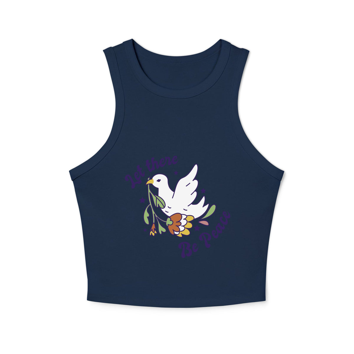 Women's micro rib racer tank top - PratSN