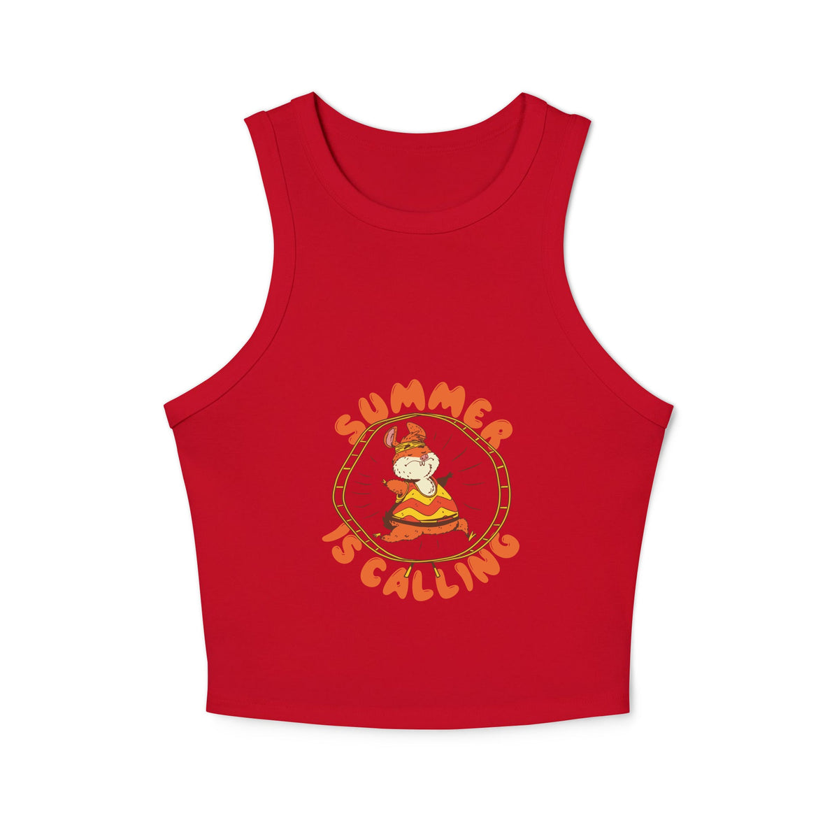 Women's micro rib racer tank top - PratSN