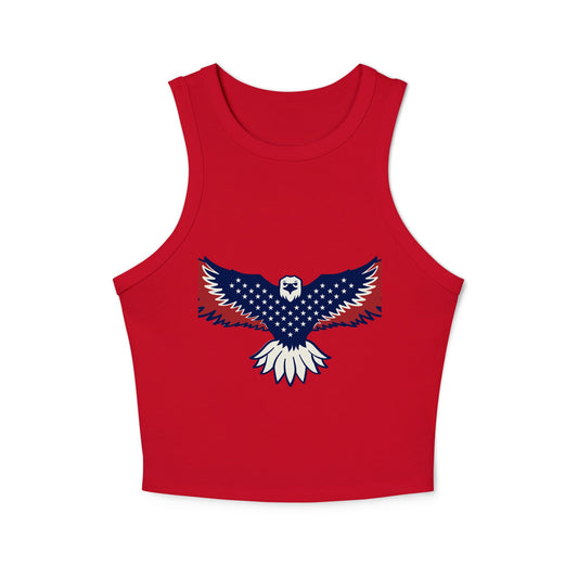 Women's micro rib racer tank top - PratSN