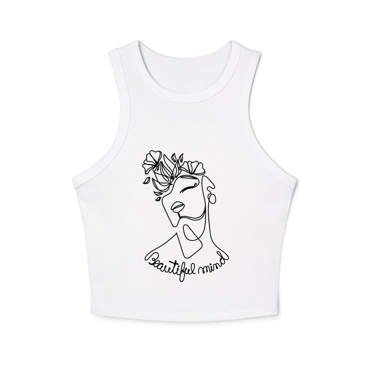 Women's micro rib racer tank top - PratSN