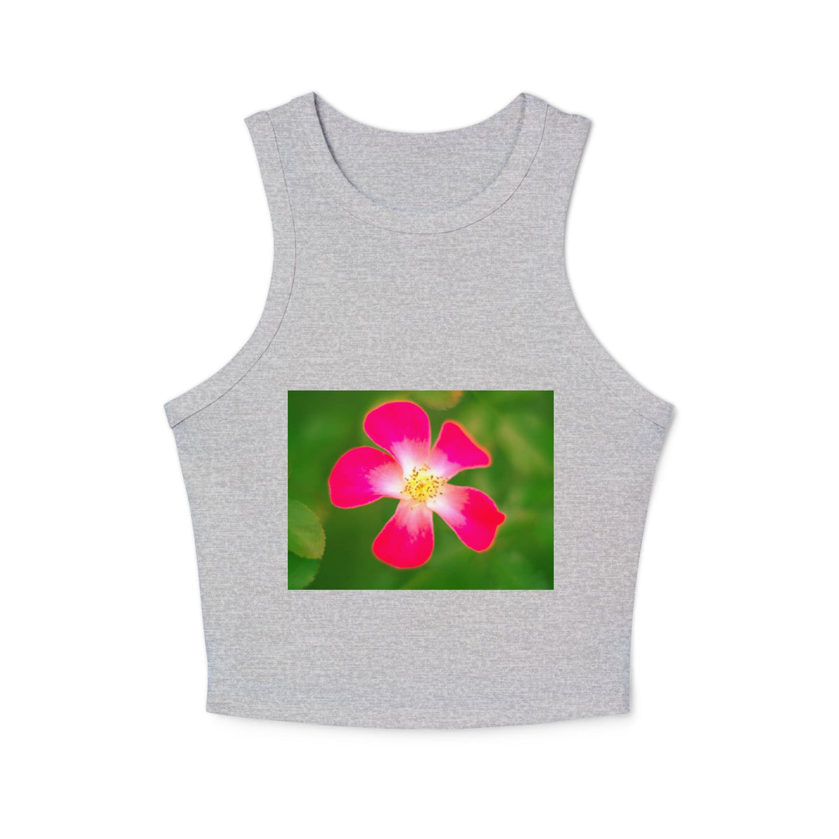 Women's micro rib racer tank top - PratSN