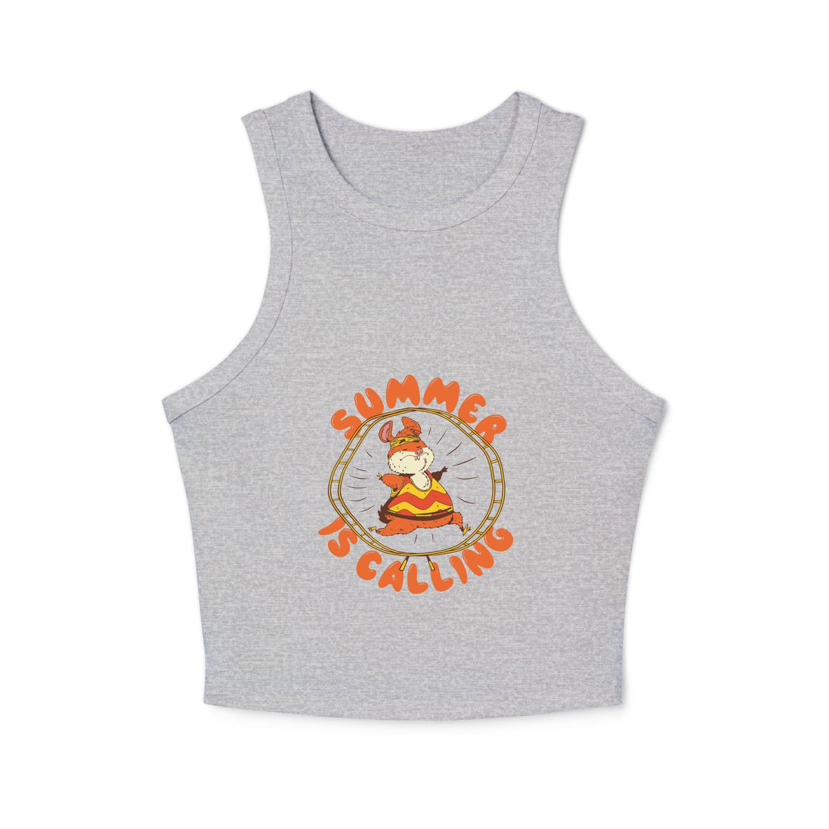 Women's micro rib racer tank top - PratSN