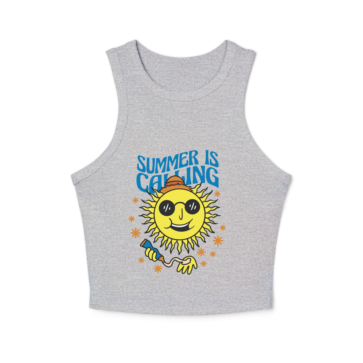 Women's micro rib racer tank top - PratSN