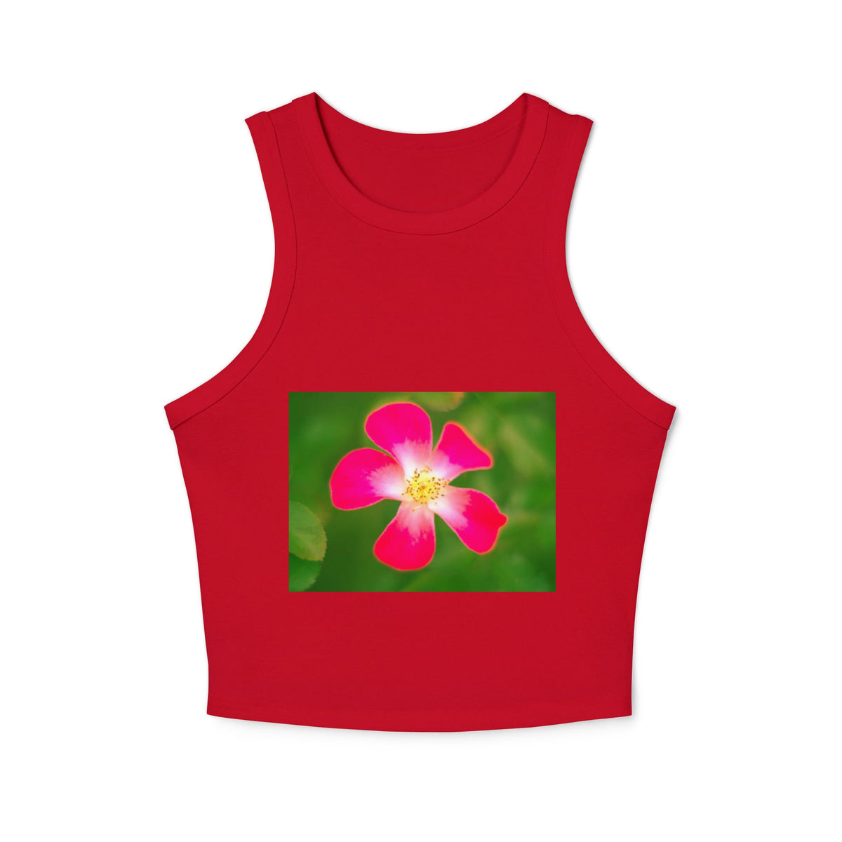 Women's micro rib racer tank top - PratSN