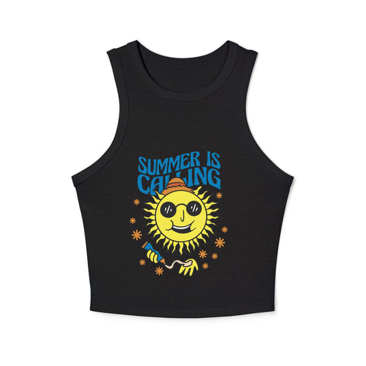 Women's micro rib racer tank top - PratSN