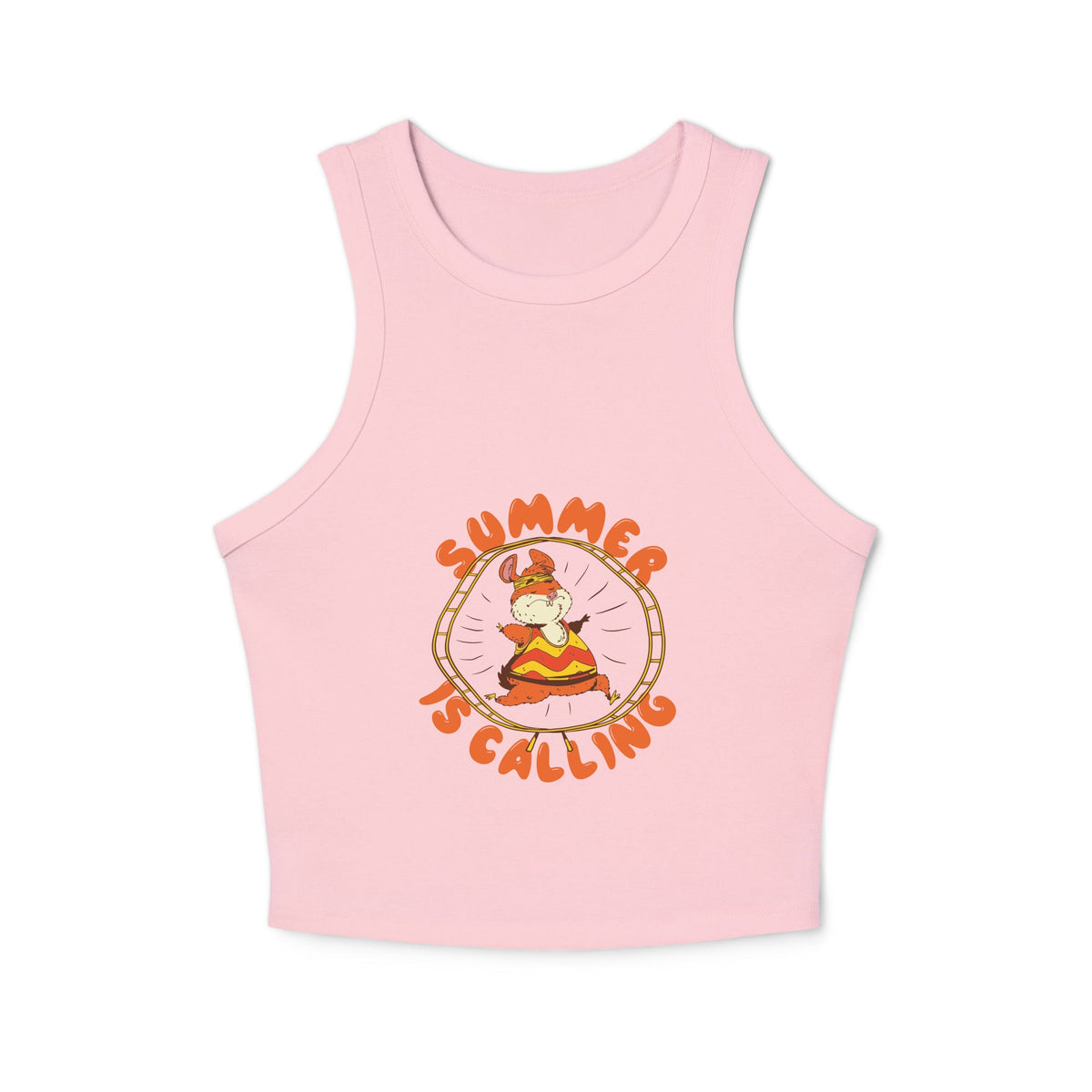 Women's micro rib racer tank top - PratSN