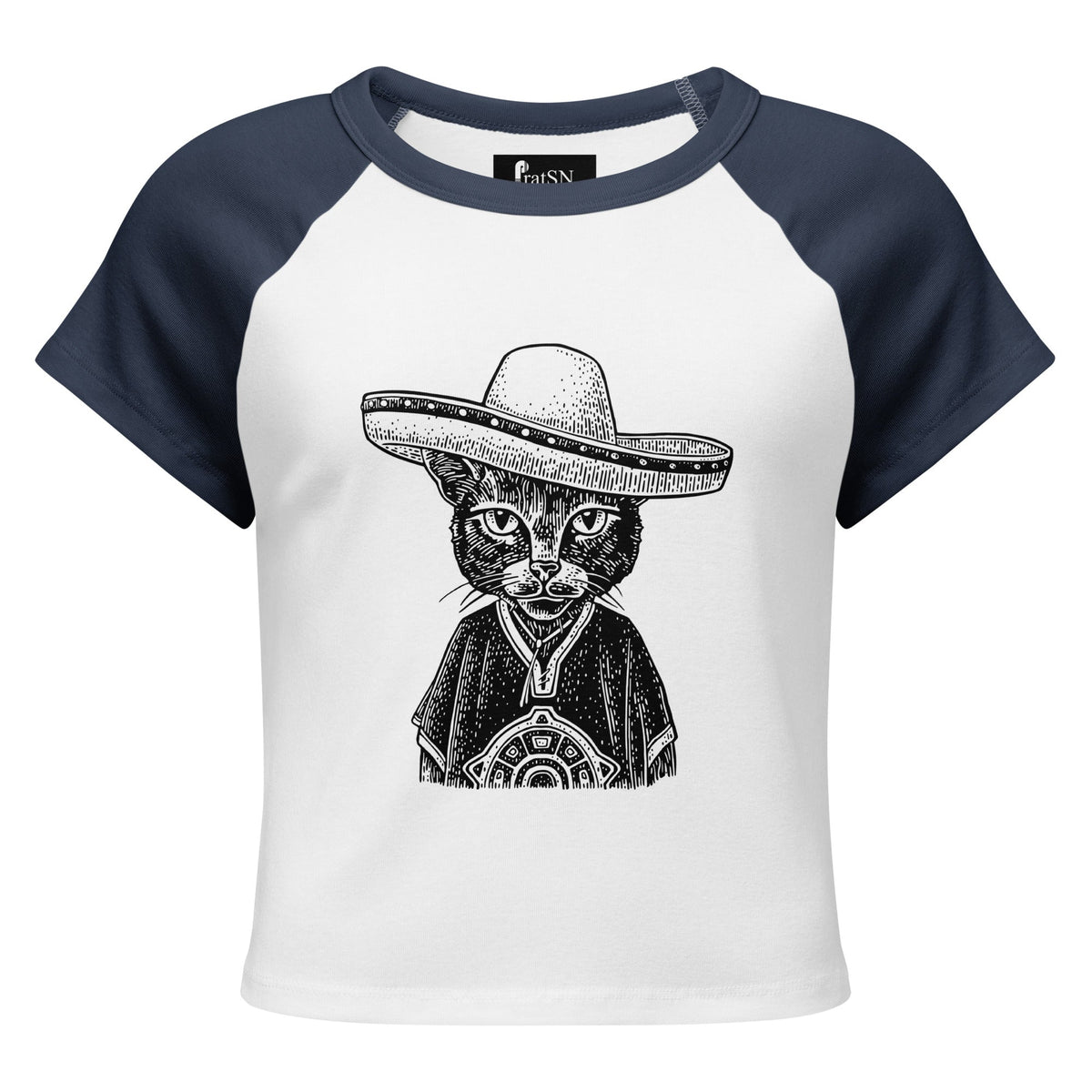 Women’s micro rib raglan baby tee - PratSN