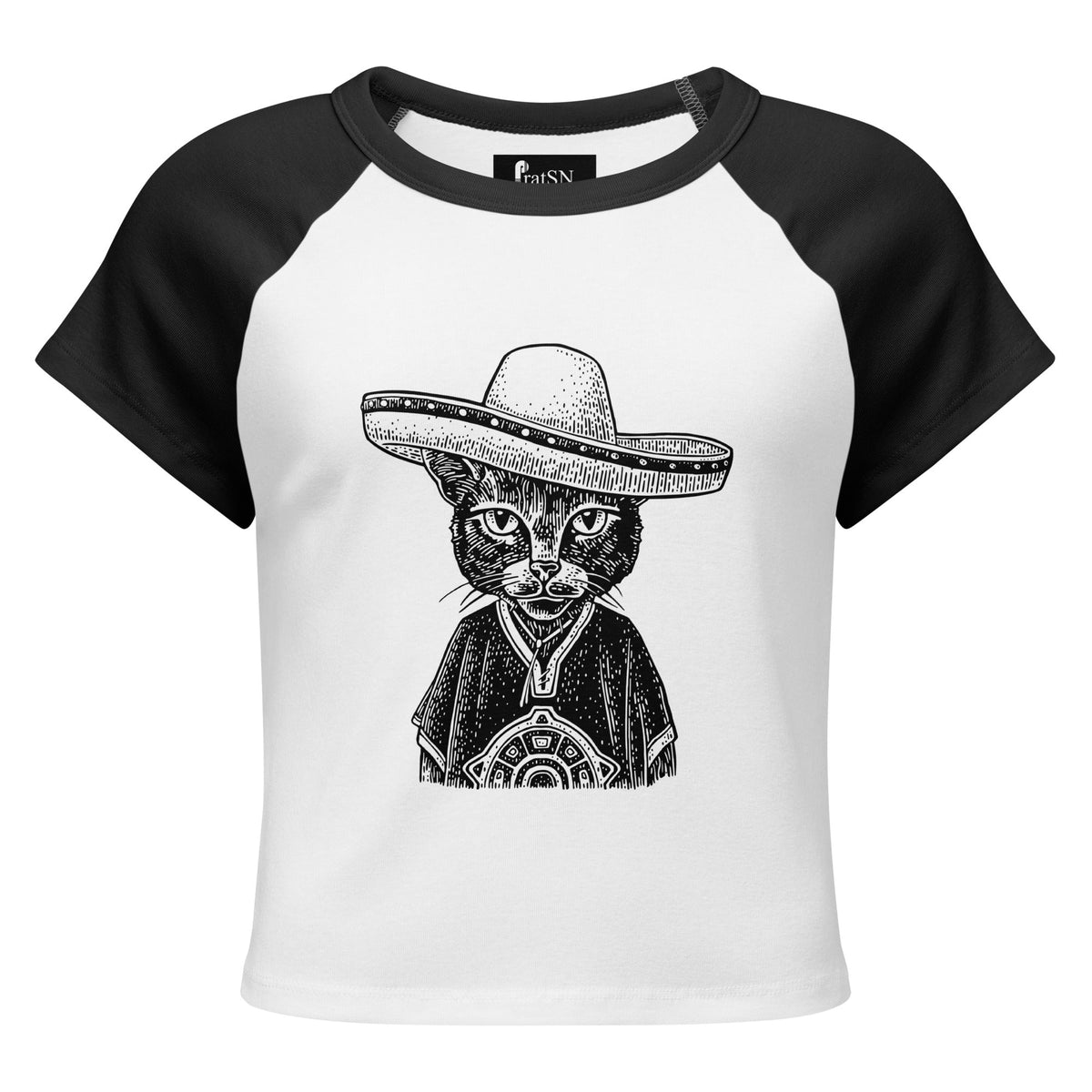Women’s micro rib raglan baby tee - PratSN