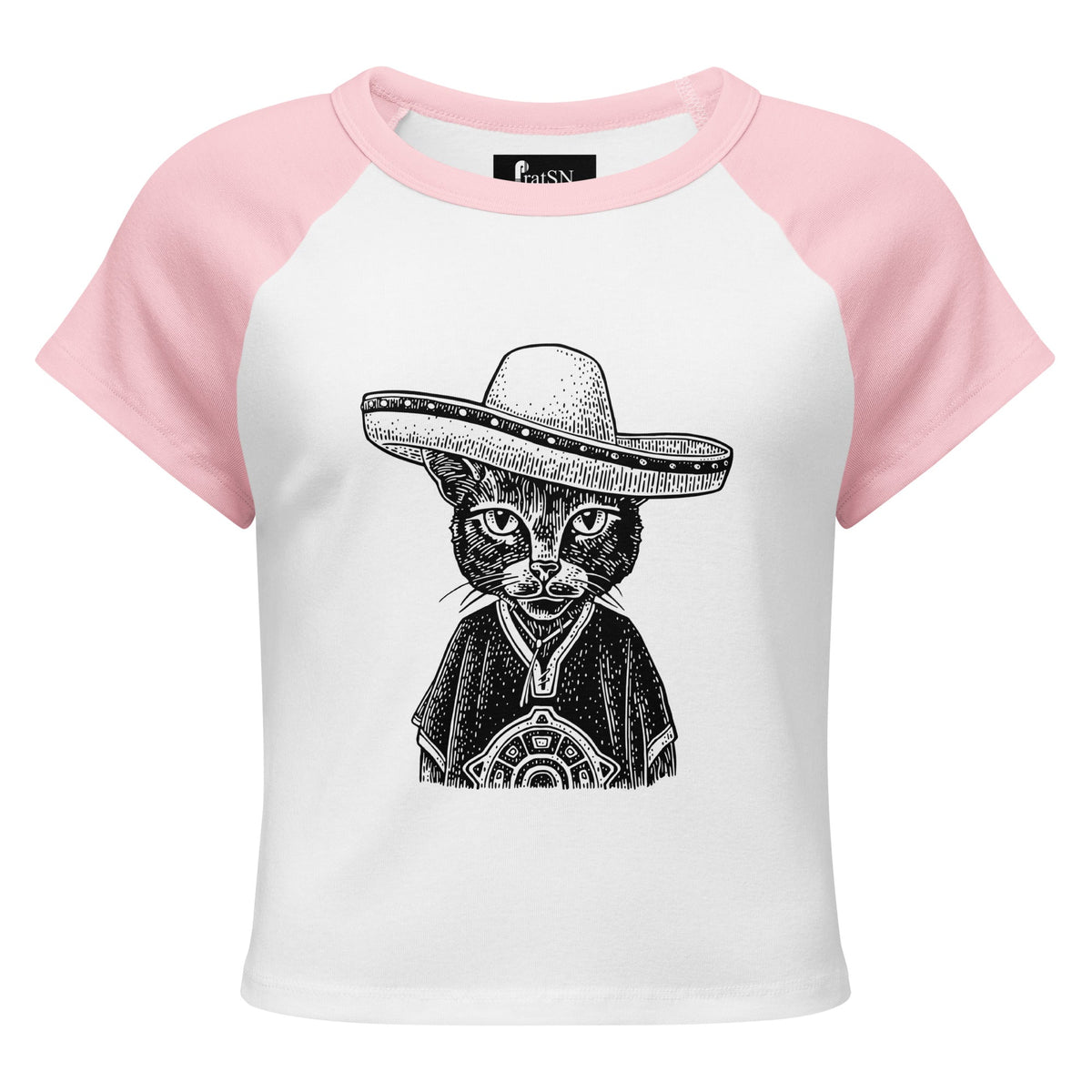 Women’s micro rib raglan baby tee - PratSN