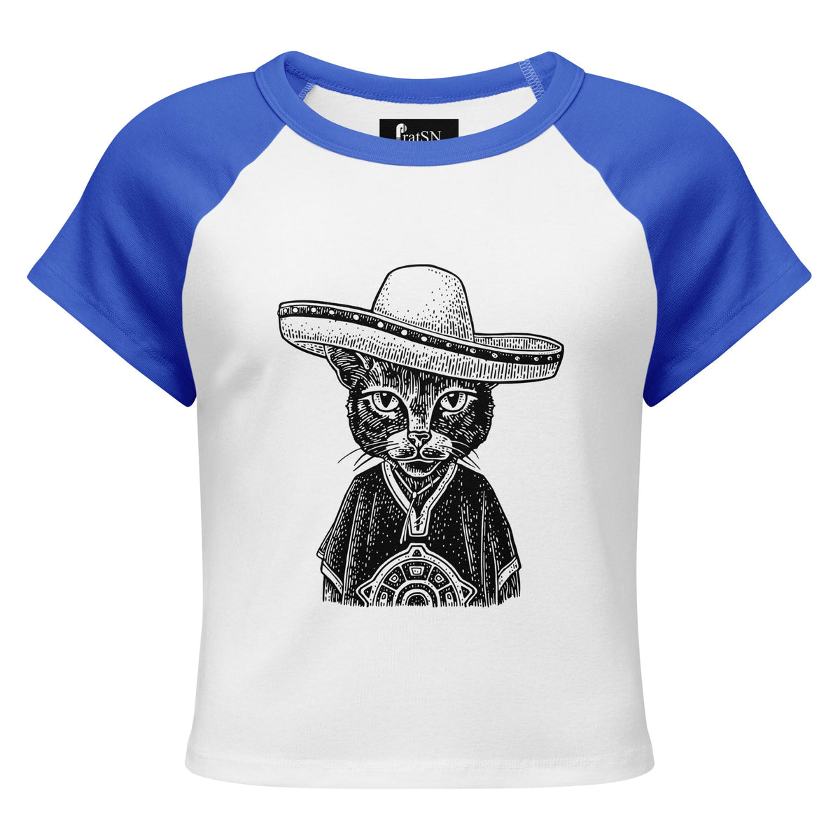 Women’s micro rib raglan baby tee - PratSN