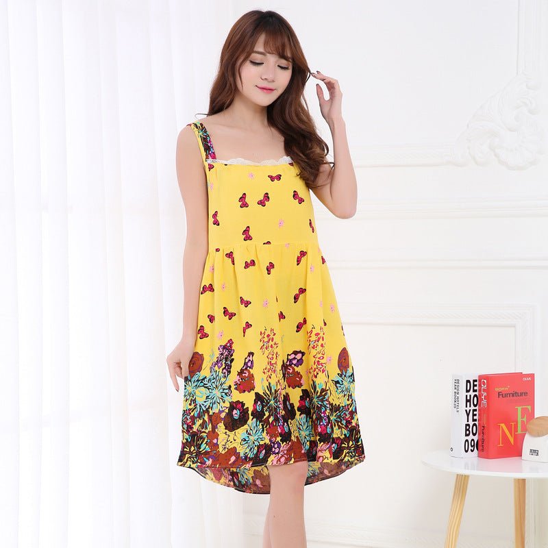 Women's national style Halter Dress - PratSN