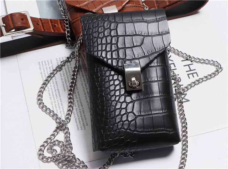 Women's New Fashion All - match Pattern PU Leather Belt Bag - PratSN