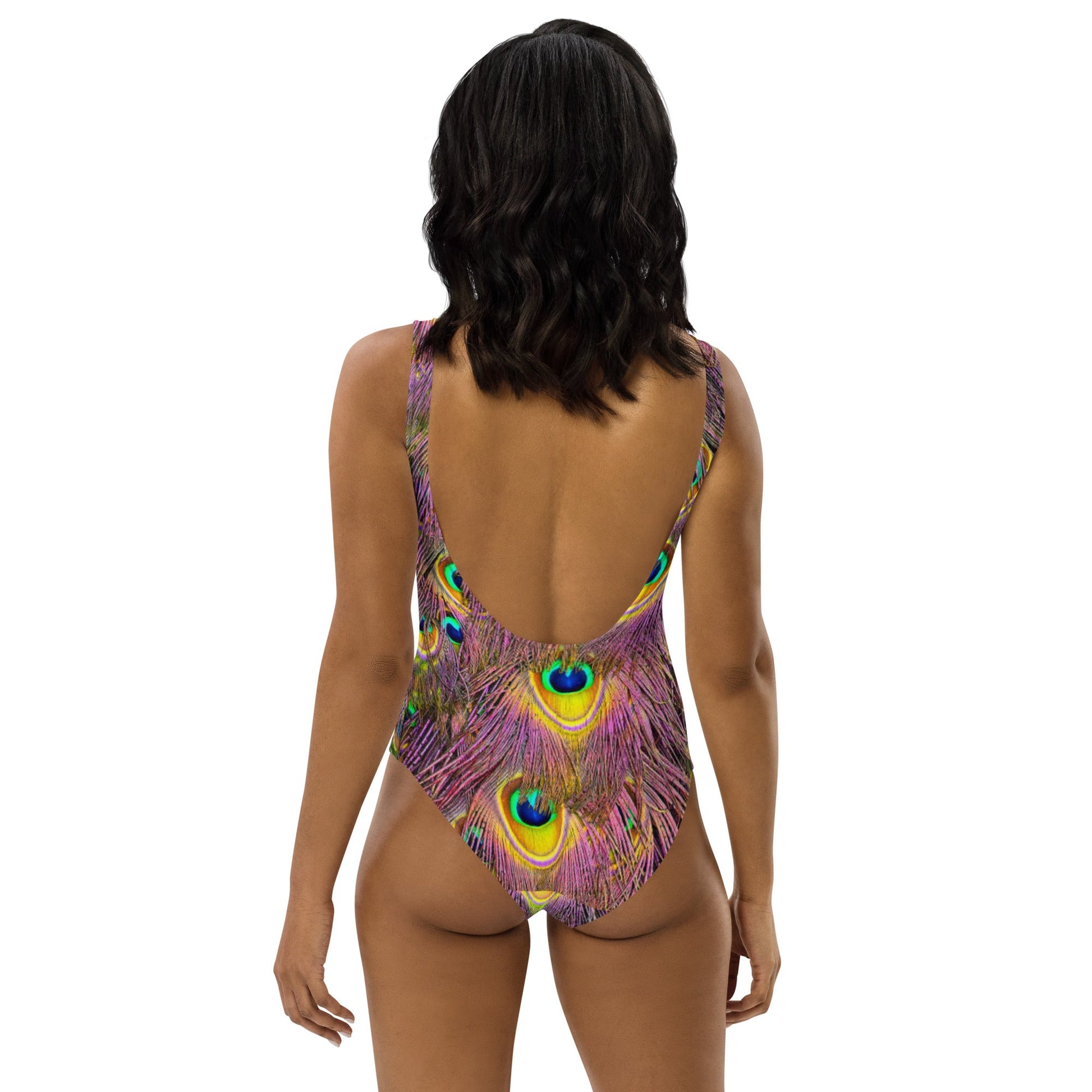 Women's One - Piece Swimsuit, Peacock Pattern Outfit, tankinis, Swimsuit, Beachwear, Bathing Suit - PratSN