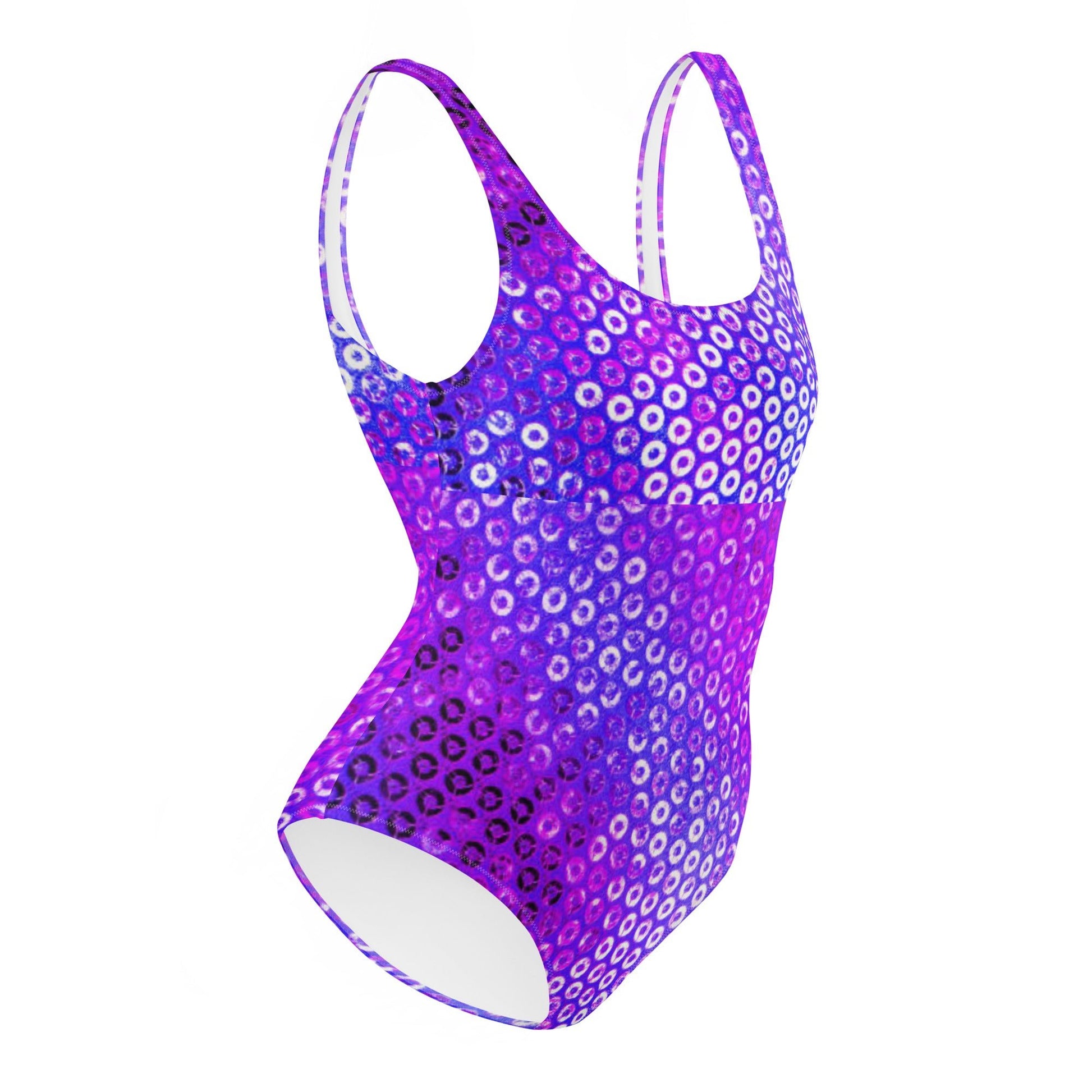 Women's One - Piece Swimsuit, Purple Swimwear, tankinis, Swimsuit, Beachwear, Bathing Suit - PratSN