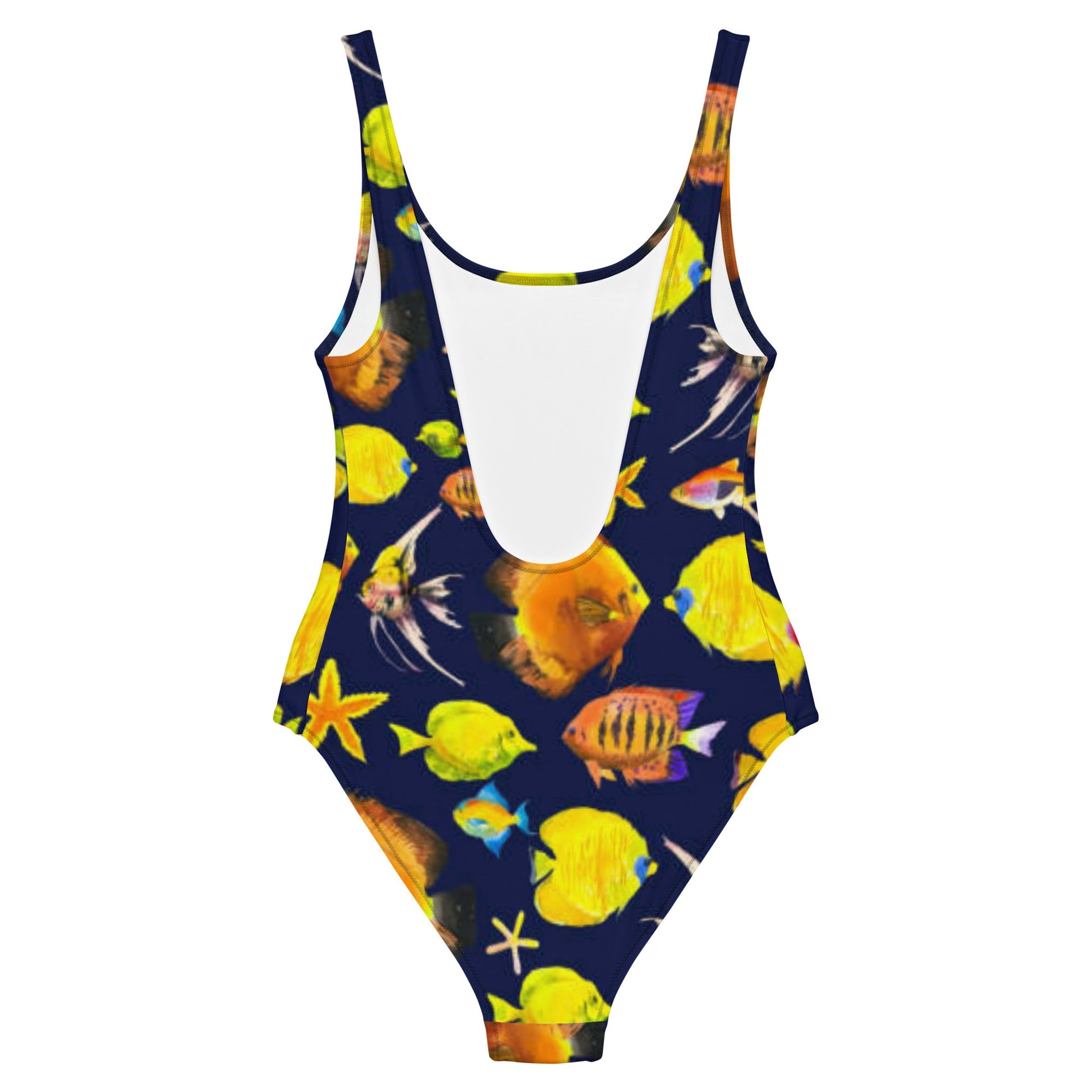 Women's One - Piece Swimsuit, Sea Life Pattern Outfit, beach dress, Cute Summer Bikini - PratSN