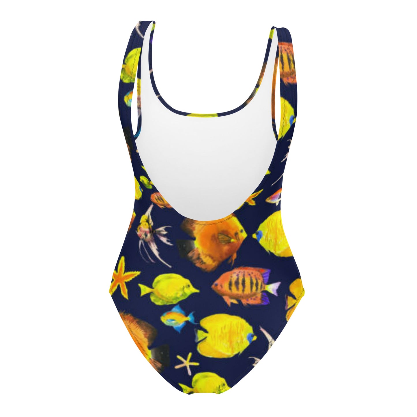 Women's One - Piece Swimsuit, Sea Life Pattern Outfit, beach dress, Cute Summer Bikini - PratSN
