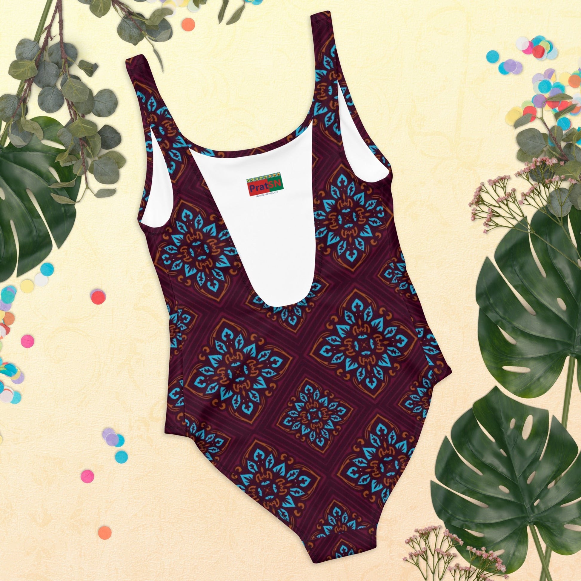 Women's One - Piece Swimsuit, swimsuit, vacation swimwear, holiday travel swimwear, mothers day gift - PratSN