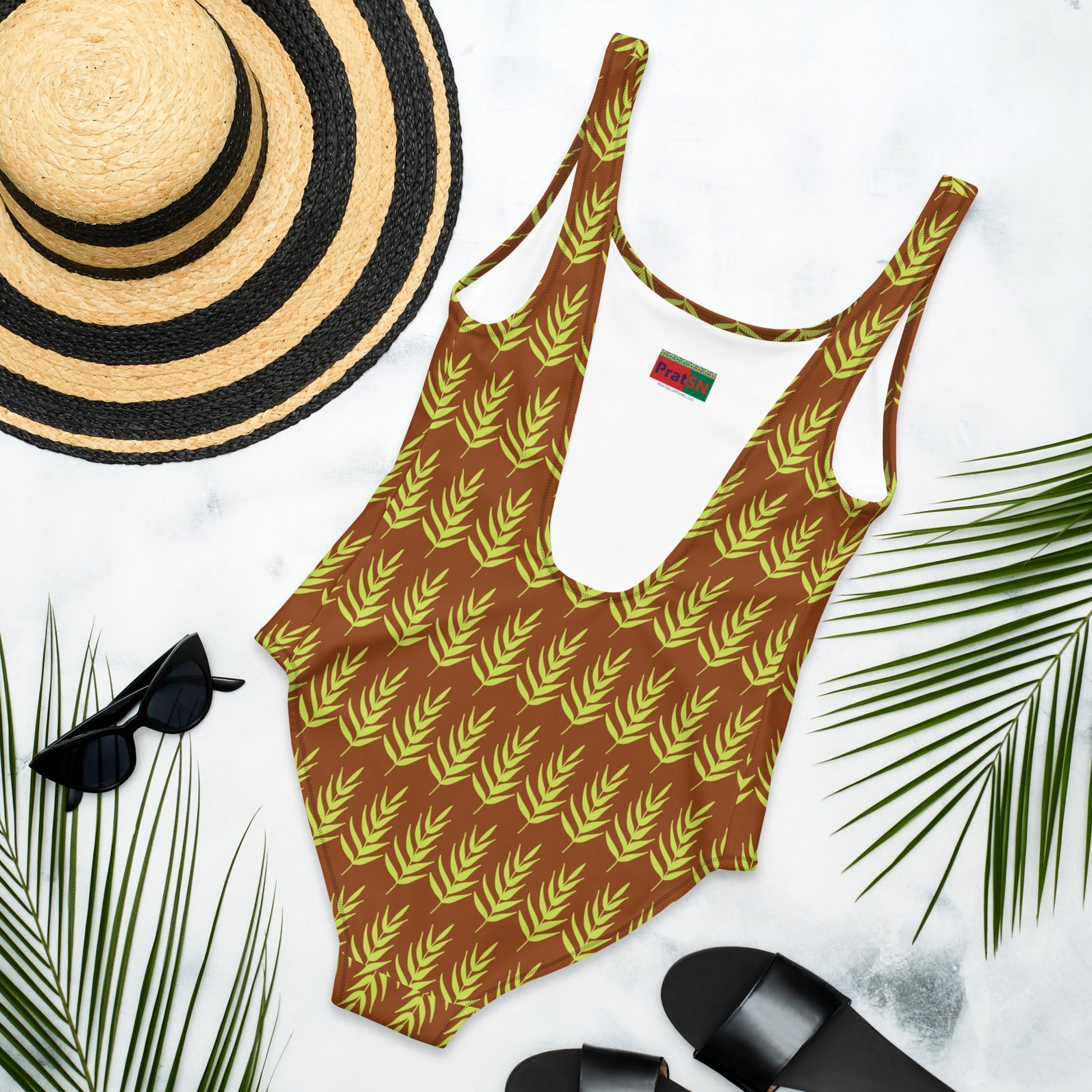 Women's One - Piece Swimsuit, swimsuit, vacation swimwear, holiday travel swimwear, mothers day gift - PratSN