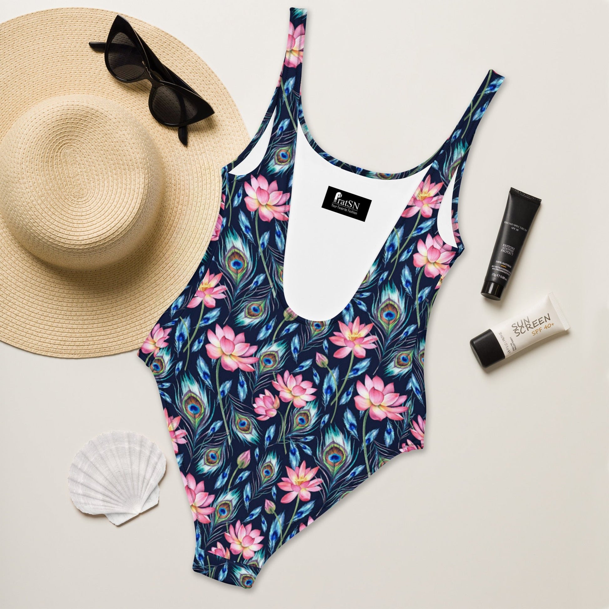Women's One-Piece Swimsuit, Swimwear - PratSN