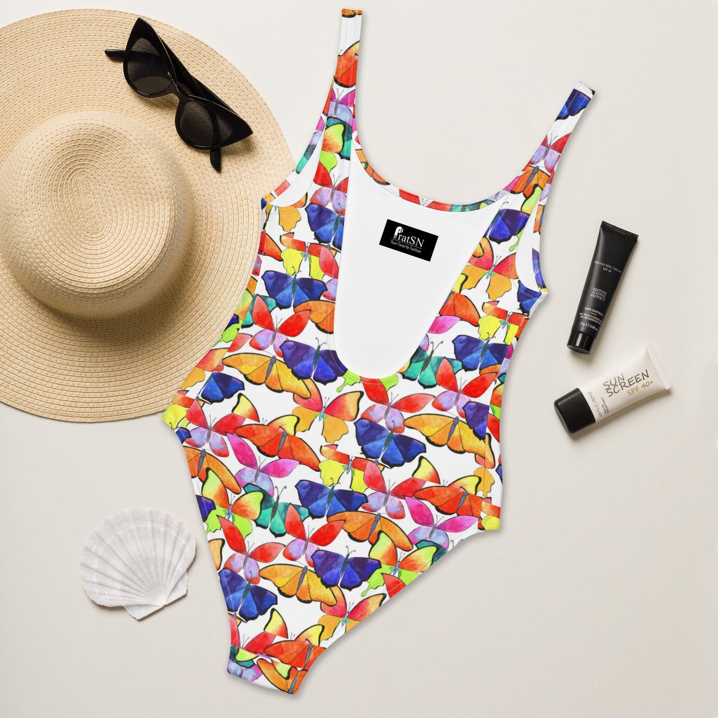 Women's One-Piece Swimsuit, Swimwear - PratSN