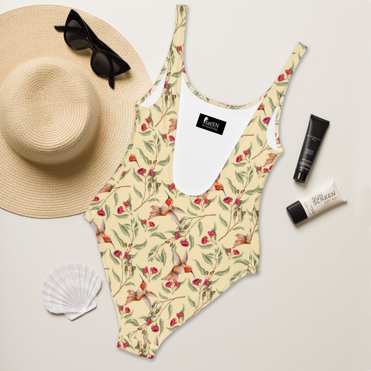 Women's One-Piece Swimsuit, Swimwear - PratSN