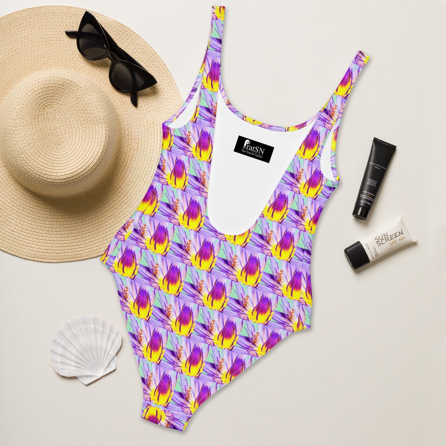 Women's One-Piece Swimsuit, Swimwear - PratSN
