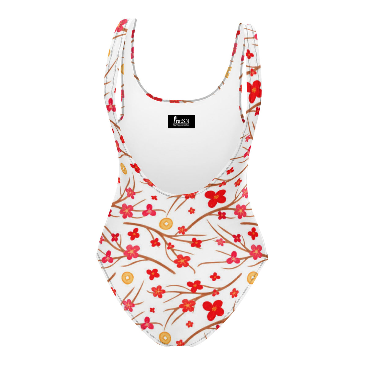 Women's One-Piece Swimsuit, Swimwear - PratSN