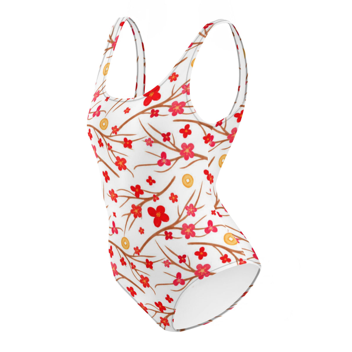 Women's One-Piece Swimsuit, Swimwear - PratSN