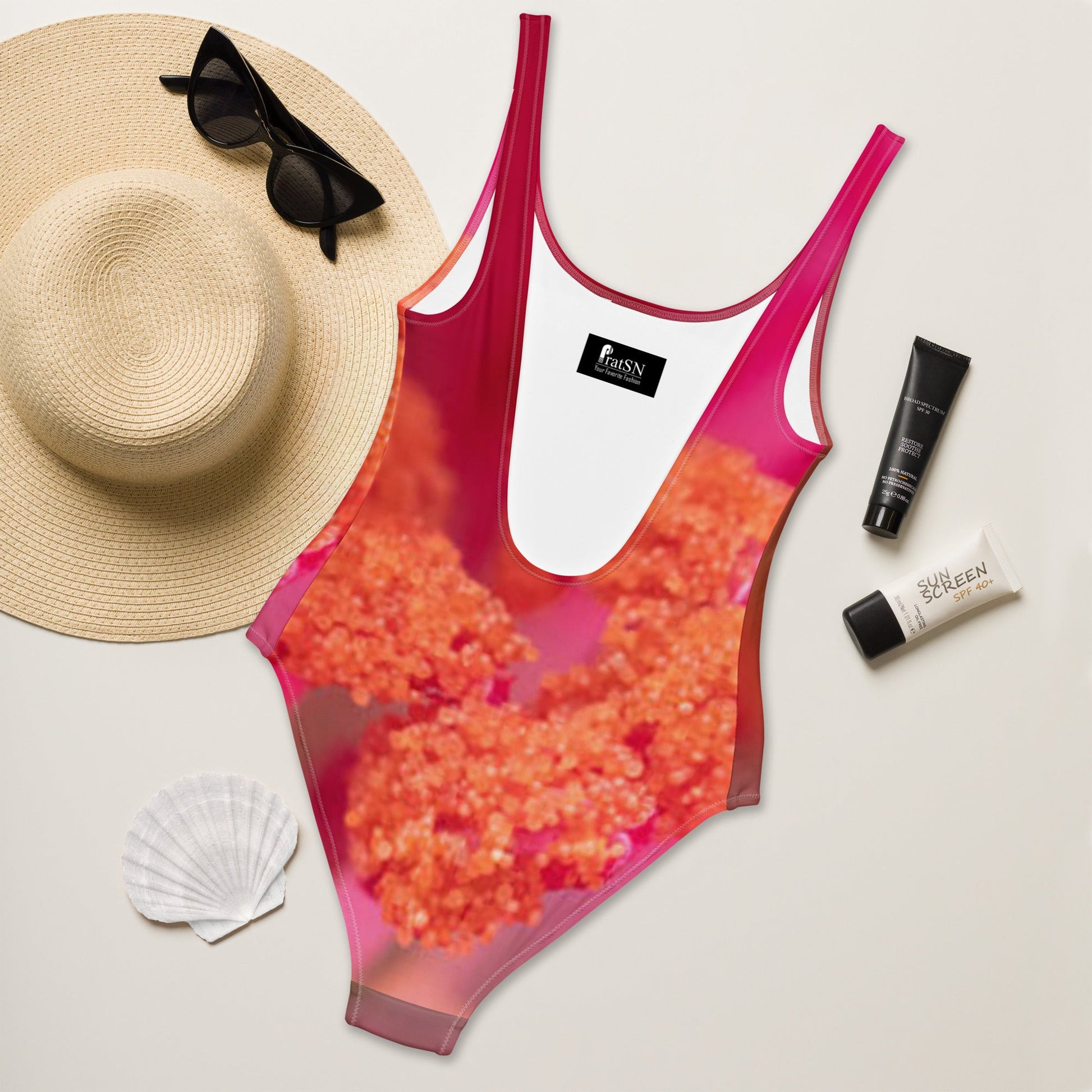 Women's One-Piece Swimsuit, Swimwear - PratSN