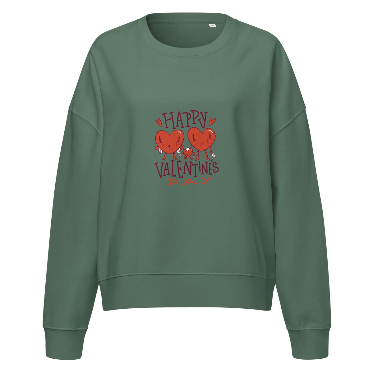 Women’s organic crew neck sweatshirt - PratSN