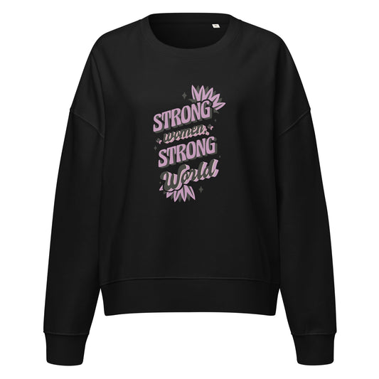 Women’s organic crew neck sweatshirt - PratSN