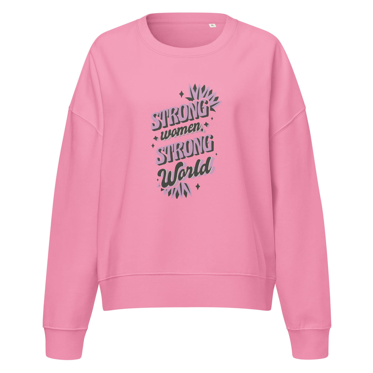Women’s organic crew neck sweatshirt - PratSN