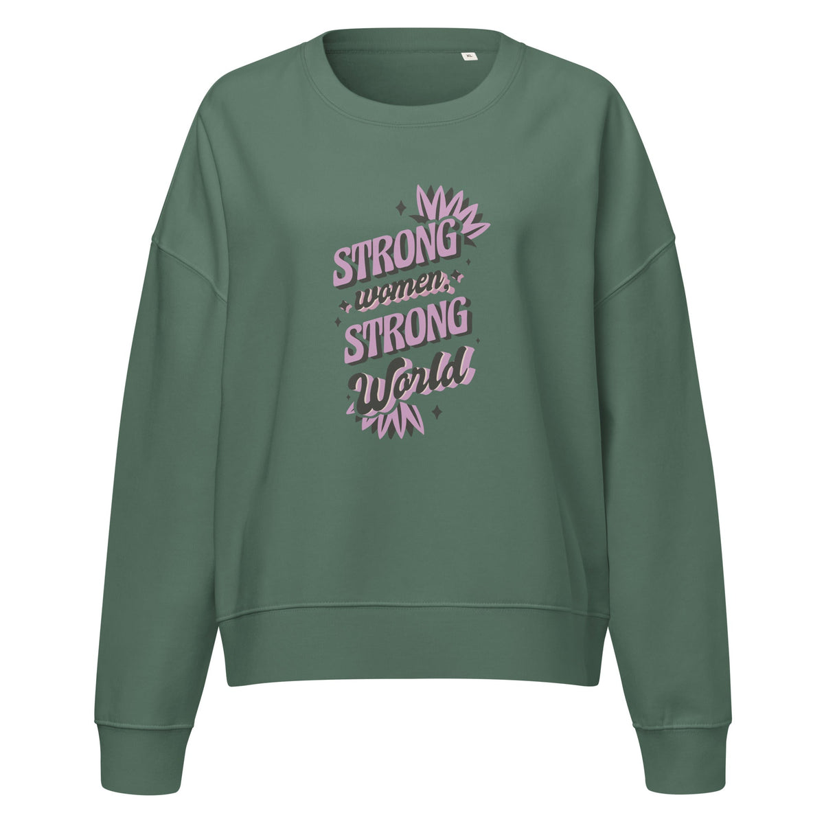 Women’s organic crew neck sweatshirt - PratSN