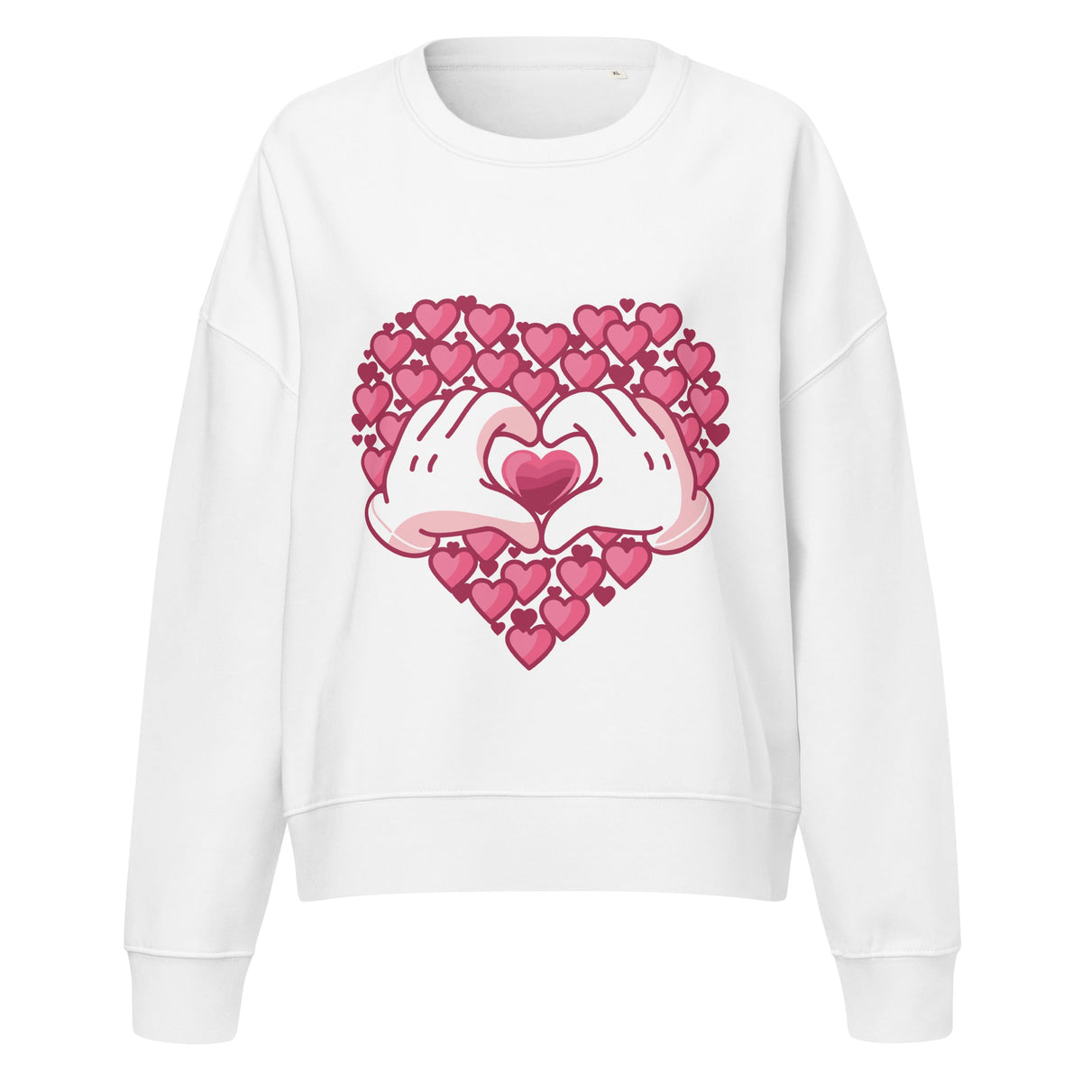 Women’s organic crew neck sweatshirt - PratSN