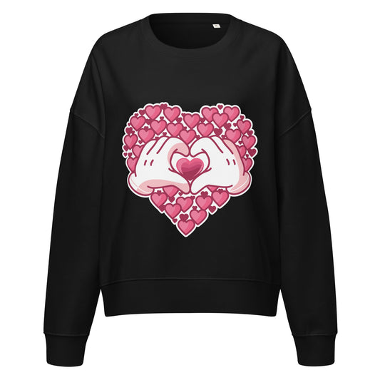 Women’s organic crew neck sweatshirt - PratSN