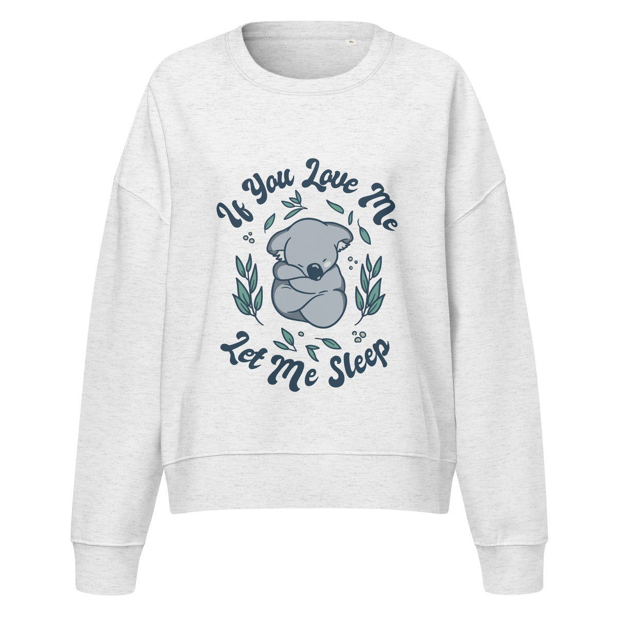 Women’s organic crew neck sweatshirt - PratSN