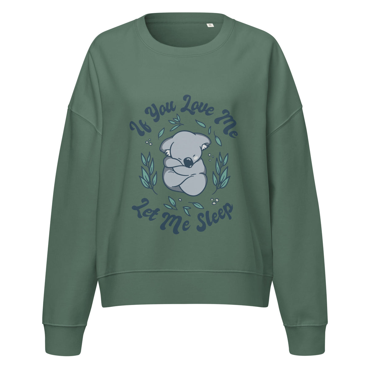 Women’s organic crew neck sweatshirt - PratSN