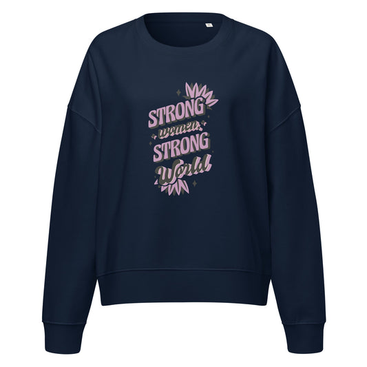 Women’s organic crew neck sweatshirt - PratSN