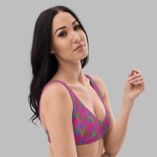 Women's padded bikini top | Beach Chic Bikini Top | Flowy Beach Dress - PratSN