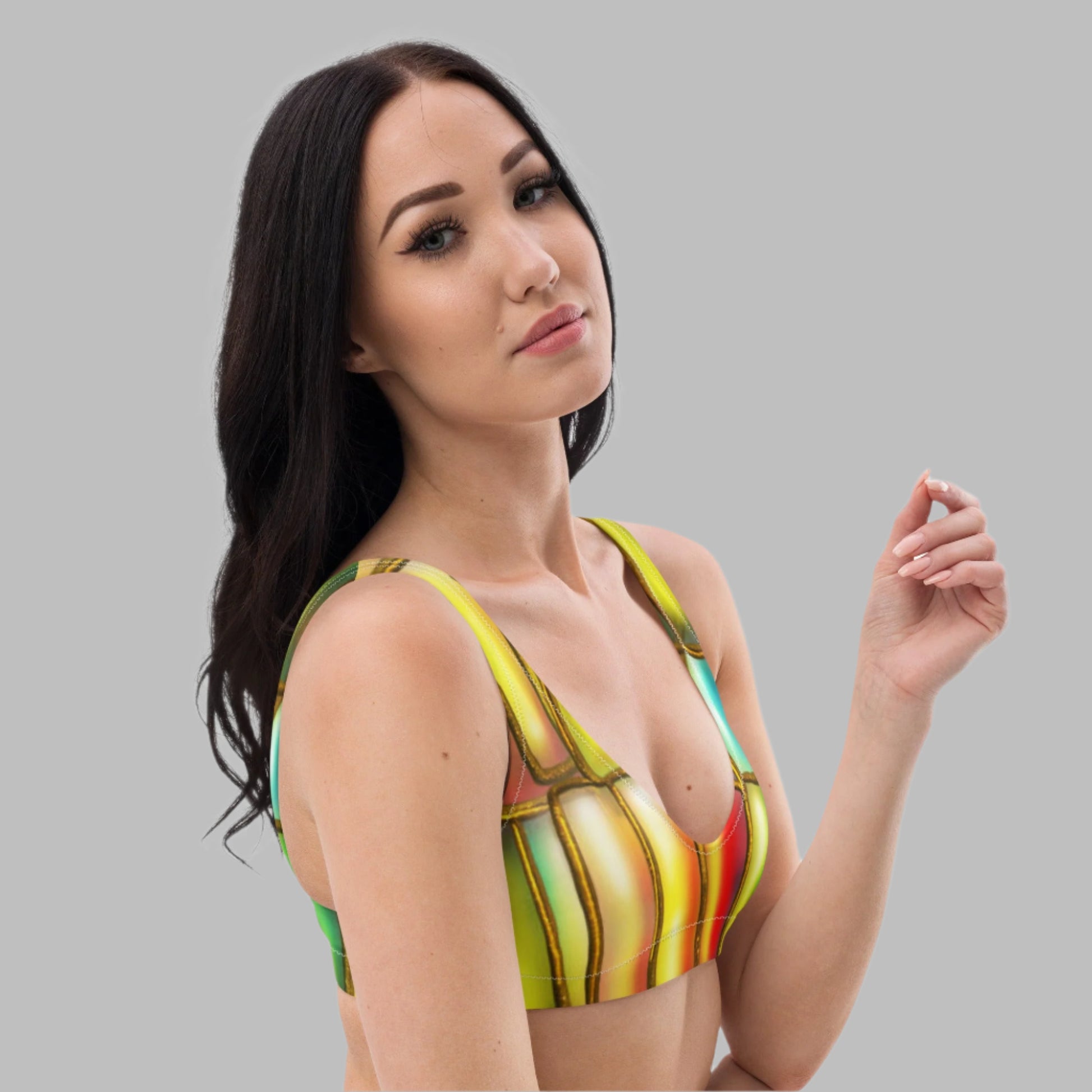 Women's padded bikini top, Cute Summer Bikini Top, beautiful bikini top, Beach dress, Beach dress for summer and spring - PratSN