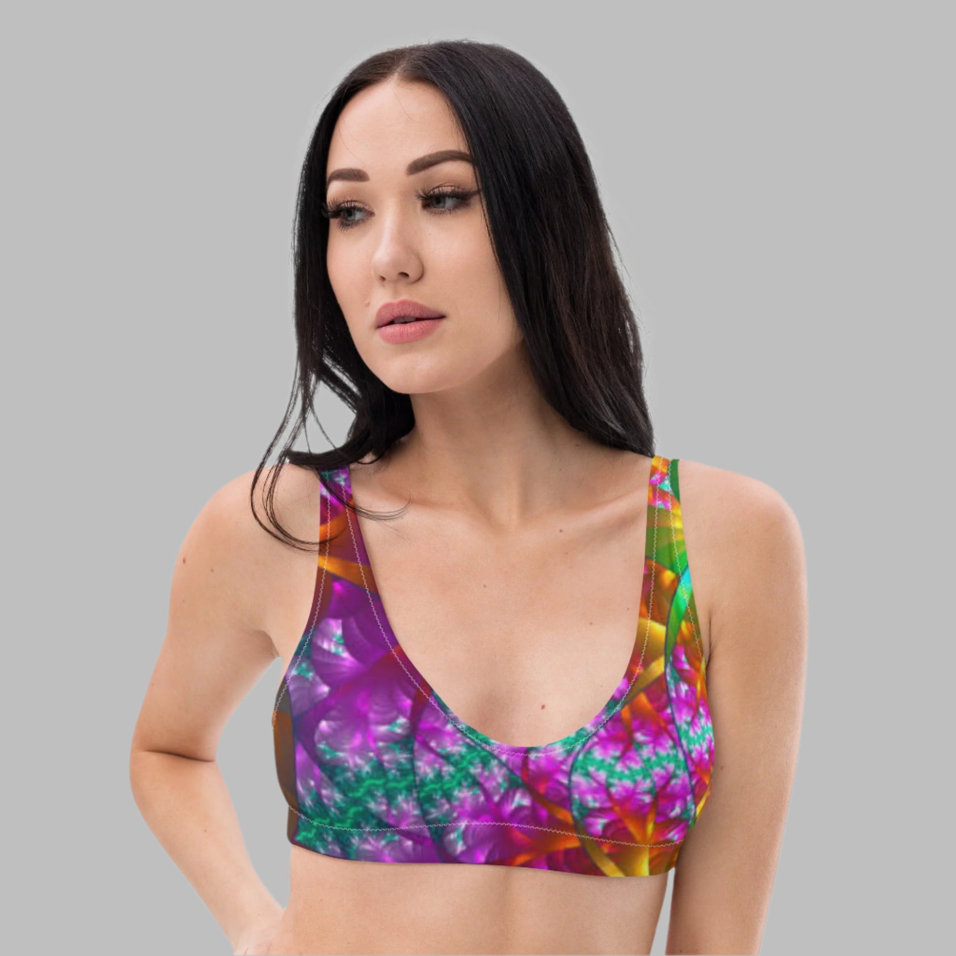 Women's padded bikini top, Cute Summer Bikini Top, beautiful bikini top, Beach dress, Beach dress for summer and spring - PratSN