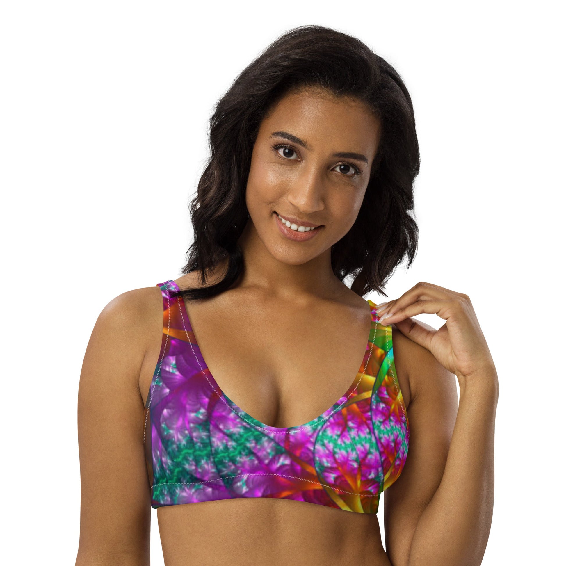 Women's padded bikini top, Cute Summer Bikini Top, beautiful bikini top, Beach dress, Beach dress for summer and spring - PratSN