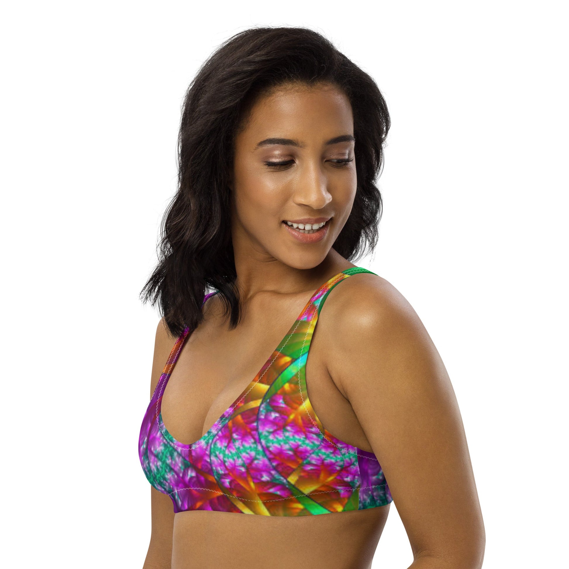Women's padded bikini top, Cute Summer Bikini Top, beautiful bikini top, Beach dress, Beach dress for summer and spring - PratSN