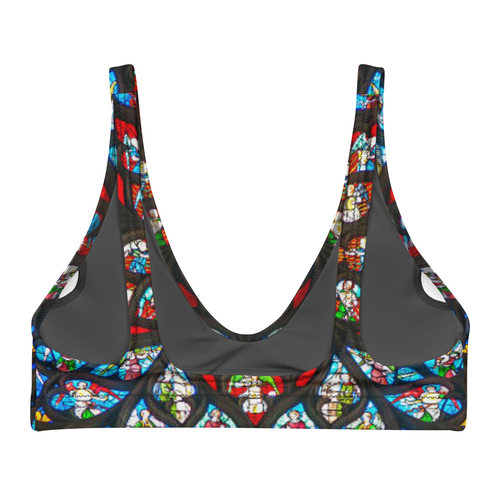 Women's padded bikini top, Cute Summer Bikini Top Black Top, beautiful bikini top, Beach dress, Beach dress for summer and spring - PratSN