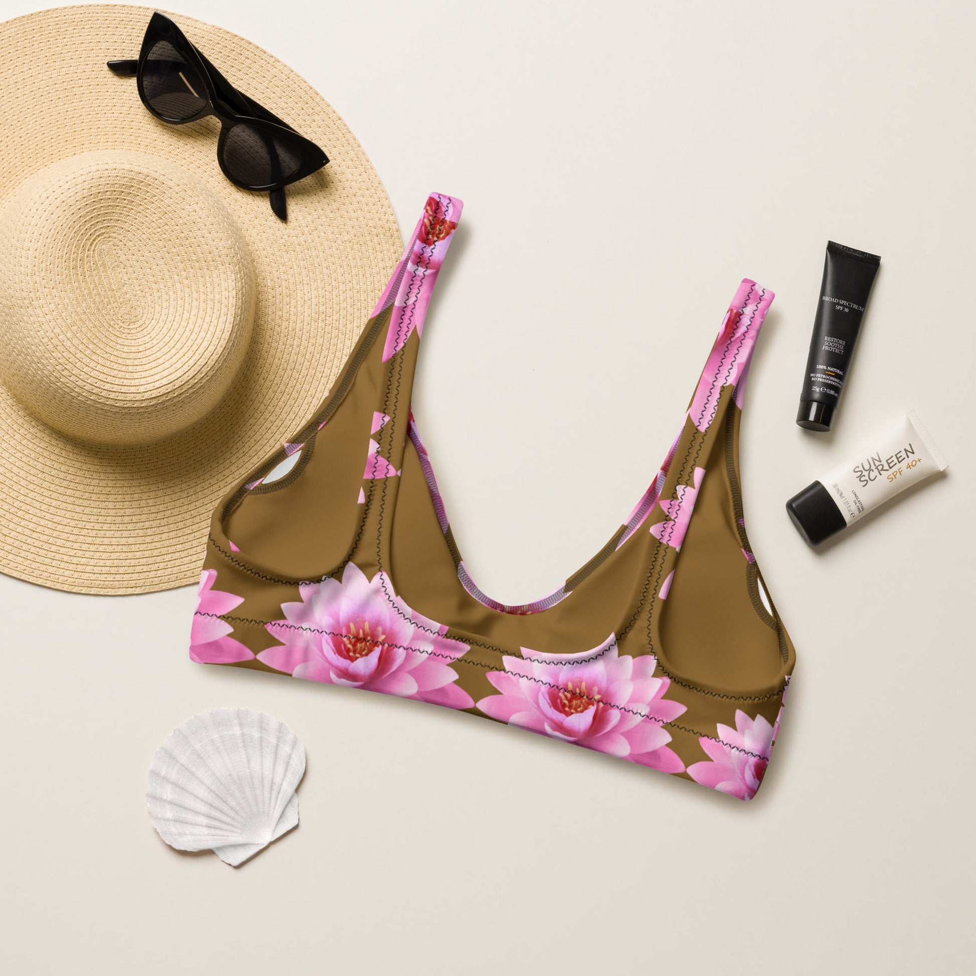 women's padded bikini top, swimwear, classic beach dress - PratSN