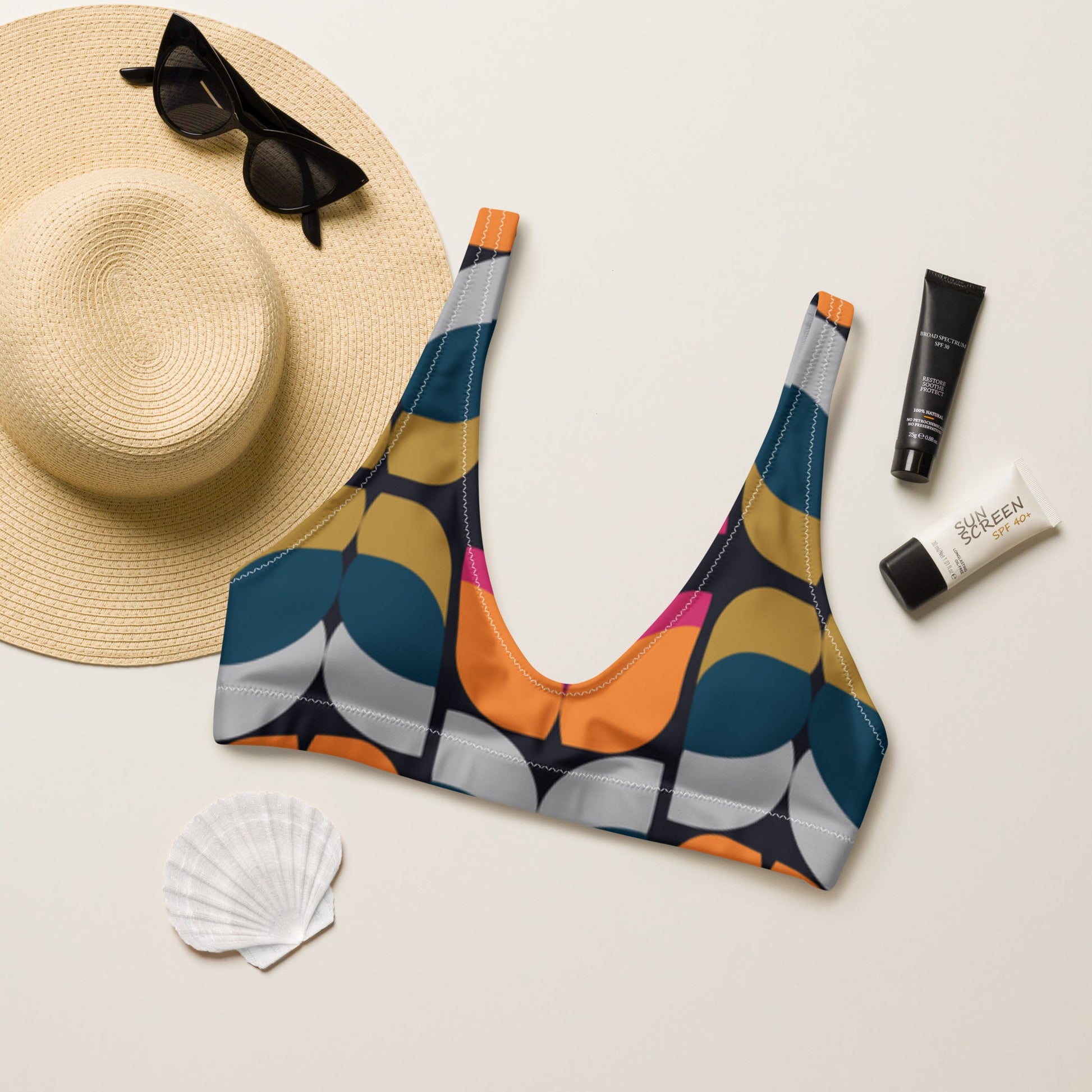 Women's padded bikini top, Women's padded bikini top, Swimsuit Top, Bathing Suit Top, Beach dress, Beach dress for summer and spring - PratSN