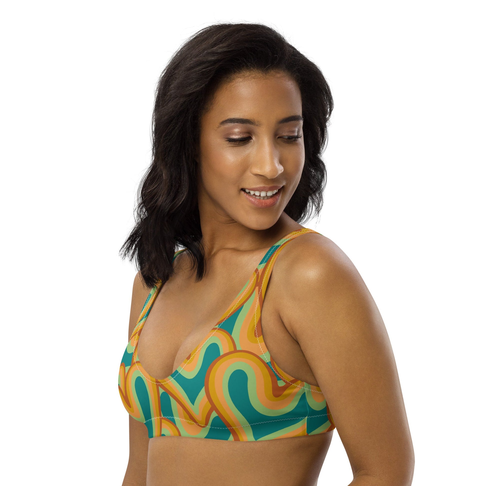 Women's padded bikini top, Women's padded bikini top, Swimsuit Top, Bathing Suit Top, Beach dress, Beach dress for summer and spring - PratSN