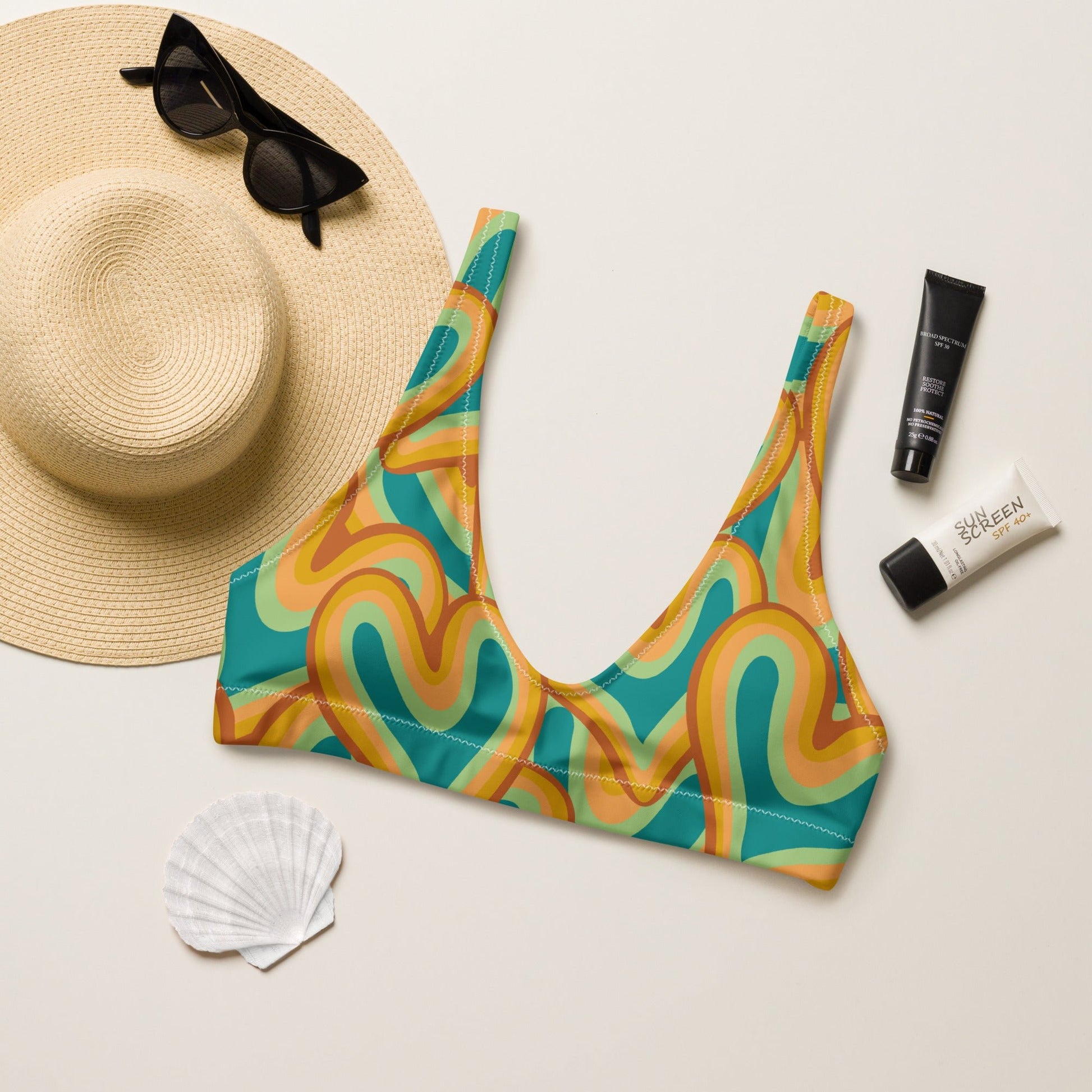 Women's padded bikini top, Women's padded bikini top, Swimsuit Top, Bathing Suit Top, Beach dress, Beach dress for summer and spring - PratSN